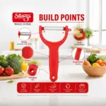 Slings Y shaped vegetable peeler with sharp blade for smooth and efficient peeling