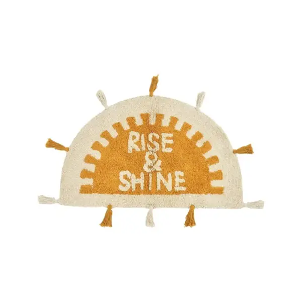 SUSHIEL Rise & Shine semi-circular bath mat