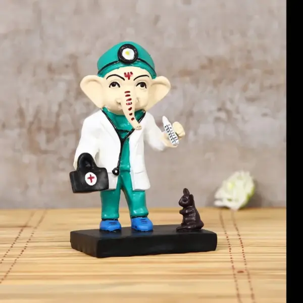 TINUMS Doctor Avtar Ganesha showpiece for home and office decor