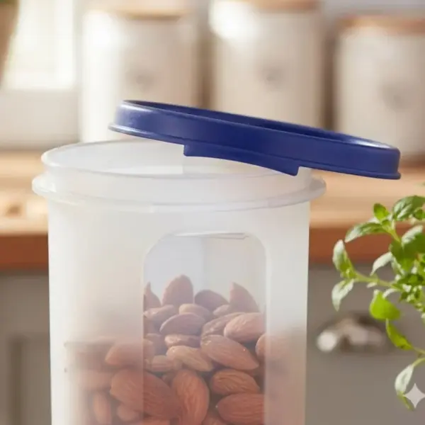 TINUMS kitchen storage containers set of 6 for storing food grains snacks and ingredients