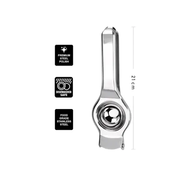 TINUMS stainless steel lemon squeezer for extracting fresh lemon juice easily