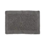 Tinums Twist 100% cotton bathmat in grey