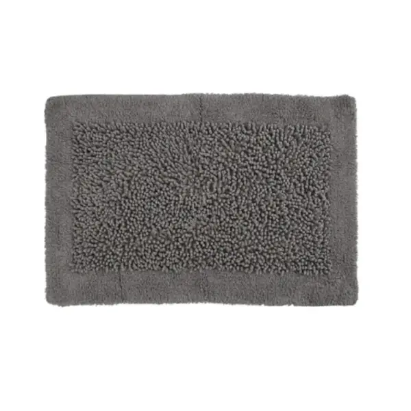 Tinums Twist 100% cotton bathmat in grey