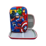 Varkaus Captain America jumbo pencil box for kids school stationery storage