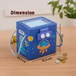 Varkaus password piggy bank for kids with fun and colourful design
