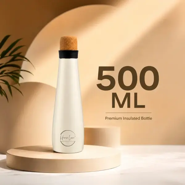Home Lane 1 litre leak-proof and airtight stainless steel water bottle