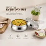 Home Lane airtight stainless steel containers for everyday food storage