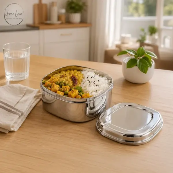 Home Lane stainless steel meal storage box for homemade food