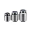Home Lane Jim Jam stainless steel jar set of 3 with transparent lids