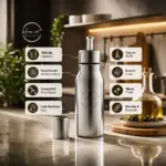 Home Lane 750 ML stainless steel oil dispenser for kitchen use