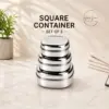 Home Lane Stainless Steel Container Set of 3