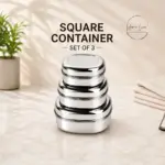 Home Lane Stainless Steel Container Set of 3