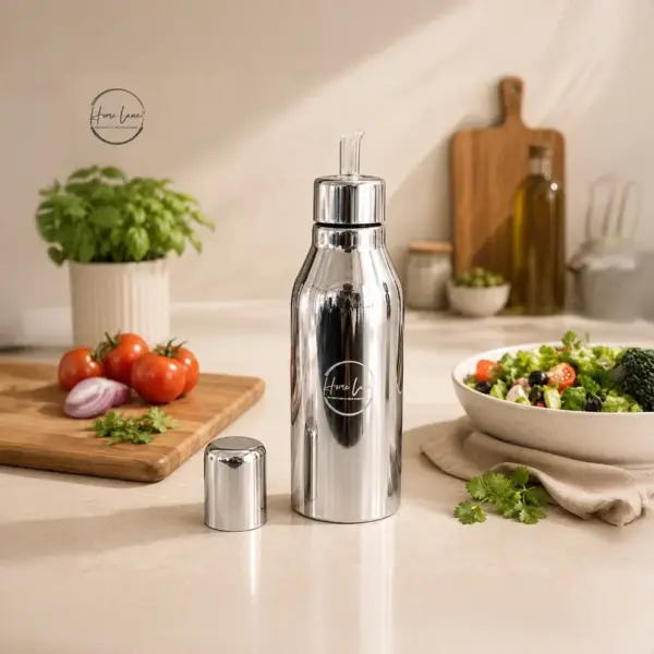 Home Lane Stainless Steel Oil Dispenser 1 Litre