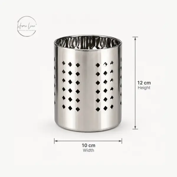 Home Lane stainless steel kitchen cutlery organizer for spoons forks and knives