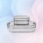 Home Lane stainless steel lunch box set with 800 ML main container