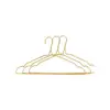 TINUMS Metal Cloth Hanger Set of 3 in Golden