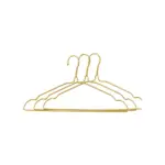 TINUMS Metal Cloth Hanger Set of 3 in Golden