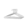 TINUMS Metal Cloth Hanger Set of 6 in Silver