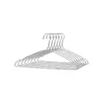 TINUMS Metal Cloth Hanger Set of 6 in Silver