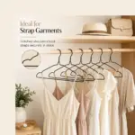 TINUMS metal hangers with shoulder notches for keeping clothes neatly arranged